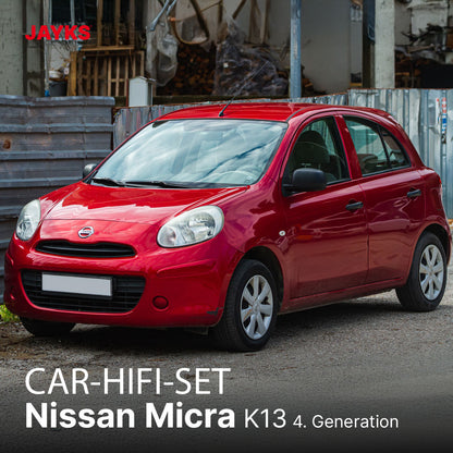 5DX plus Car-HiFi-Verstärker-Set • für Nissan Micra K13