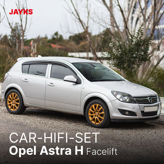 5DX plus Car-HiFi-Verstärker-Set • für Opel Astra H (Facelift)