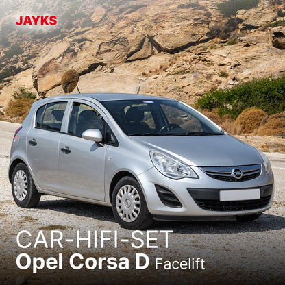 5DX plus Car-HiFi-Verstärker-Set • für Opel Corsa D (Facelift)