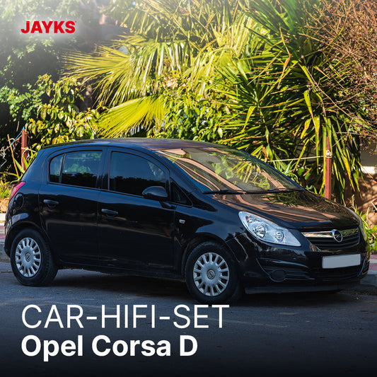 5DX plus Car-HiFi-Verstärker-Set • für Opel Corsa D