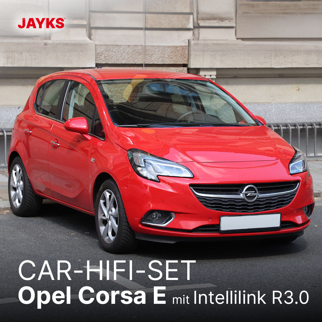 5DX plus Car-HiFi-Verstärker-Set • für Opel Corsa E mit Intellilink R3.0