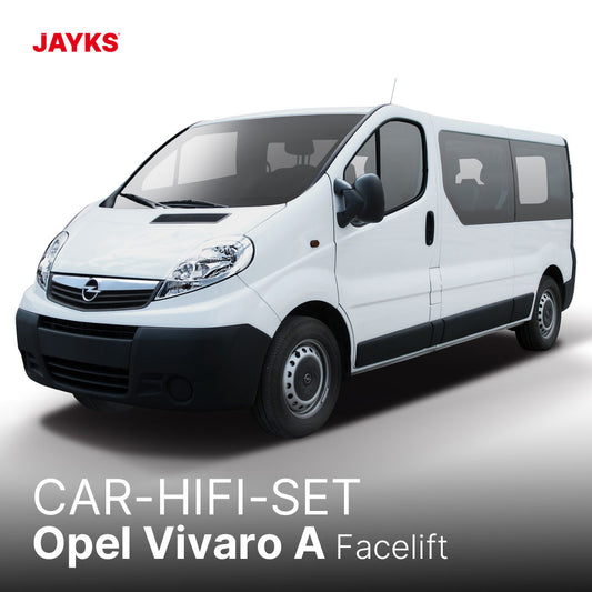 5DX plus Car-HiFi-Verstärker-Set • für Opel Vivaro A (Facelift)