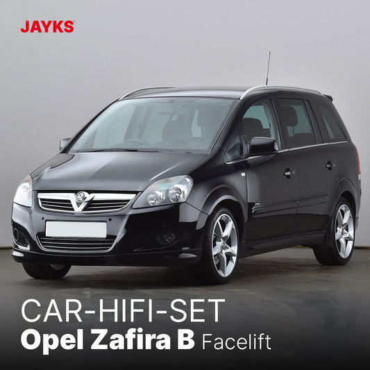 5DX plus Car-HiFi-Verstärker-Set • für Opel Zafira B (Facelift)