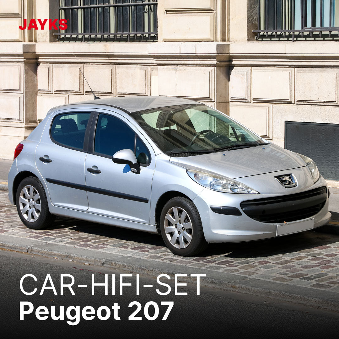 5DX plus Car-HiFi-Verstärker-Set • für Peugeot 207