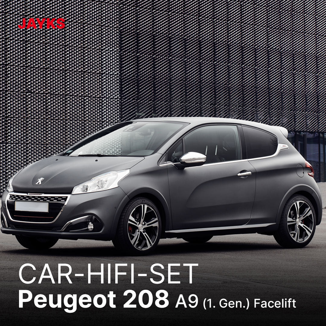 5DX plus Car-HiFi-Verstärker-Set • für Peugeot 208 A9 (Facelift)