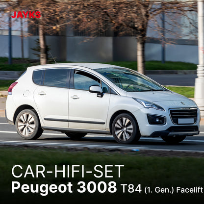 5DX plus Car-HiFi-Verstärker-Set • für Peugeot 3008 T84 (Facelift)