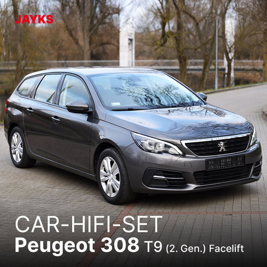 5DX plus Car-HiFi-Verstärker-Set • für Peugeot 308 T9 (Facelift)