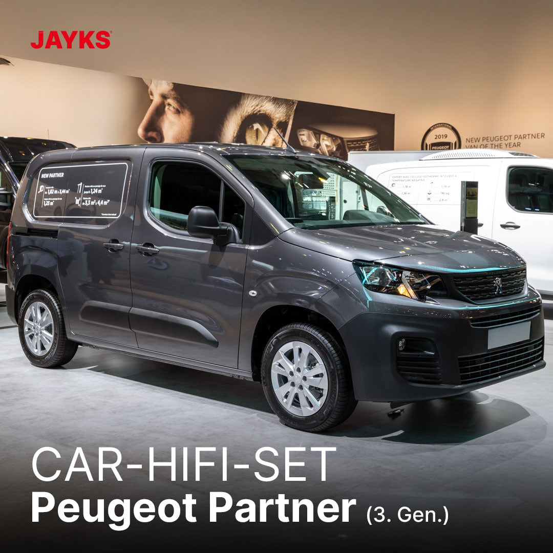 5DX plus Car-HiFi-Verstärker-Set • für Peugeot Partner