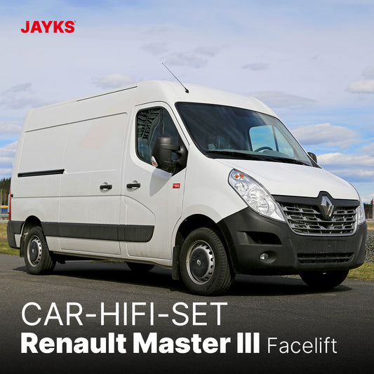 5DX plus Car-HiFi-Verstärker-Set • für Renault Master III (Facelift)