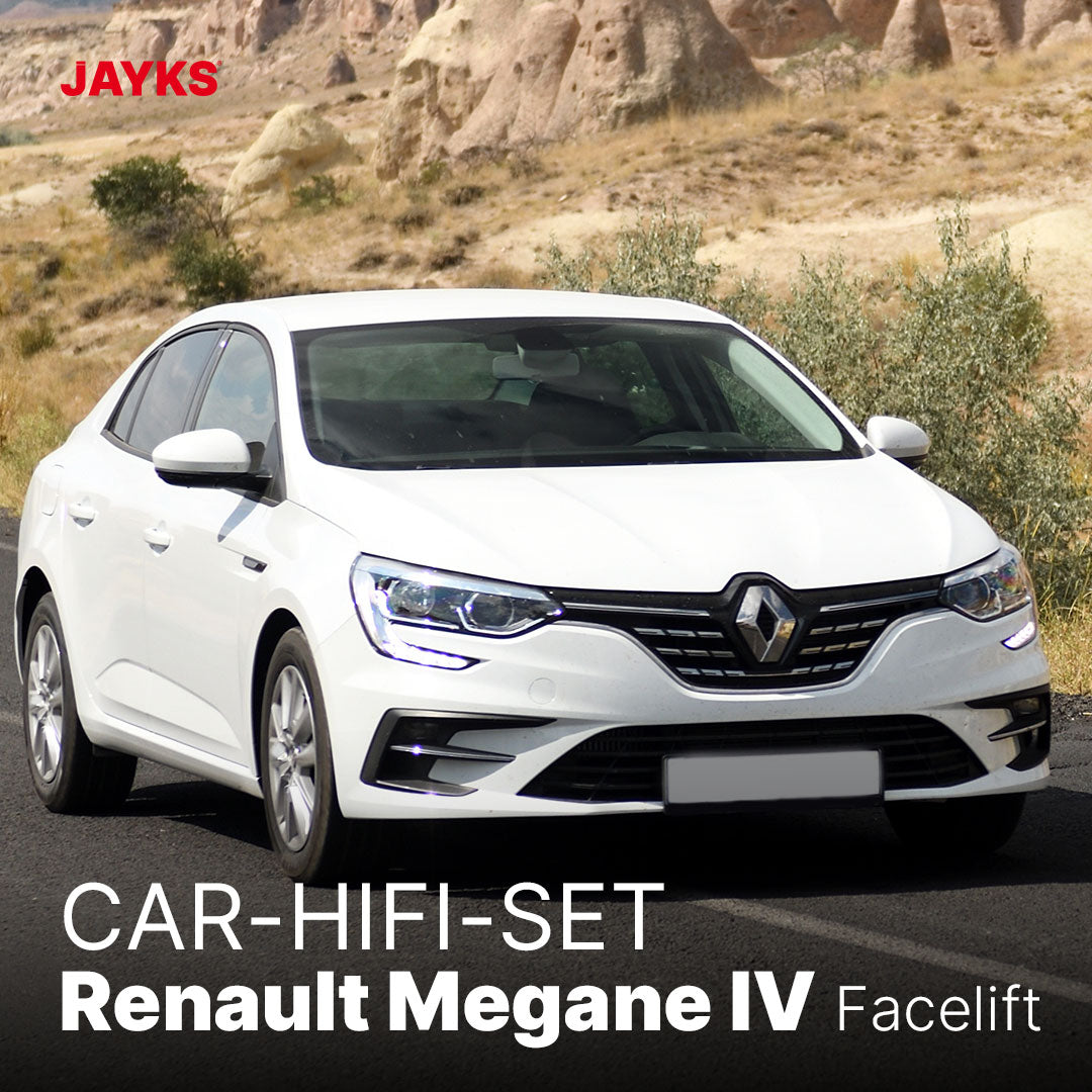 5DX plus Car-HiFi-Verstärker-Set • für Renault Mégane IV (Facelift)