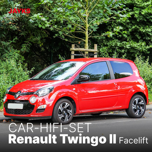 5DX plus Car-HiFi-Verstärker-Set • für Renault Twingo II (Facelift)