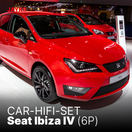 5DX plus Car-HiFi-Verstärker-Set • für Seat Ibiza IV 6P
