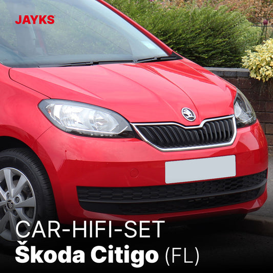 5DX plus Car-HiFi-Verstärker-Set • für Škoda Citigo (Facelift)