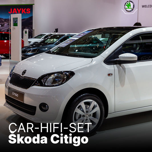 5DX plus Car-HiFi-Verstärker-Set • für Škoda Citigo