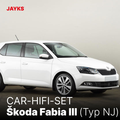 5DX plus Car-HiFi-Verstärker-Set • für Škoda Fabia III (NJ)