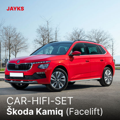 5DX plus Car-HiFi-Verstärker-Set • für Škoda Kamiq (Facelift)