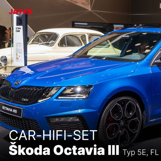 5DX plus Car-HiFi-Verstärker-Set • für Škoda Octavia III (5E) Facelift