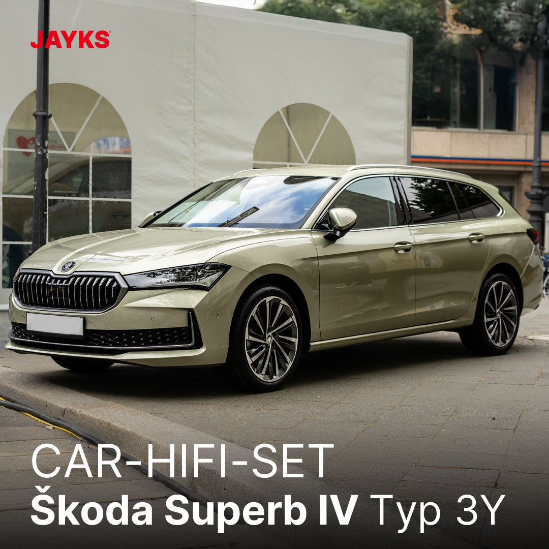 5DX plus Car-HiFi-Verstärker-Set • für Škoda Superb IV (Typ 3Y)
