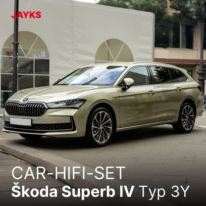 5DX plus Car-HiFi-Verstärker-Set • für Škoda Superb IV (Typ 3Y)