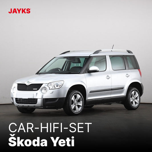 5DX plus Car-HiFi-Verstärker-Set • für Škoda Yeti (Typ 5L)