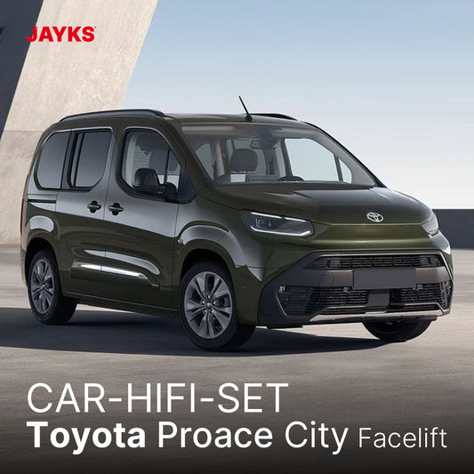 5DX plus Car-HiFi-Verstärker-Set • für Toyota Proace City (Facelift)