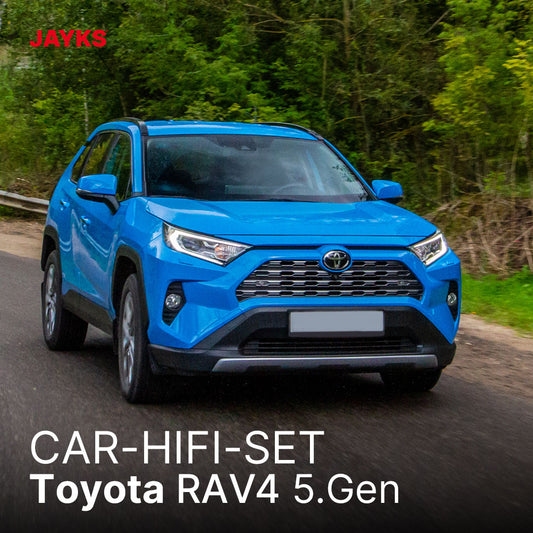 5DX plus Car-HiFi-Verstärker-Set • für Toyota RAV4 5. Generation