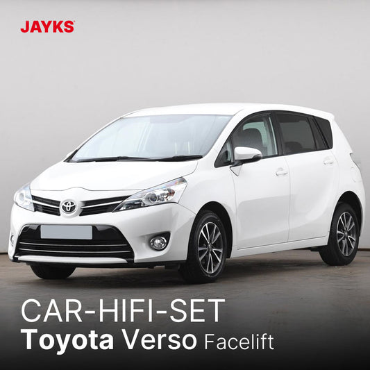 5DX plus Car-HiFi-Verstärker-Set • für Toyota Verso (Facelift)