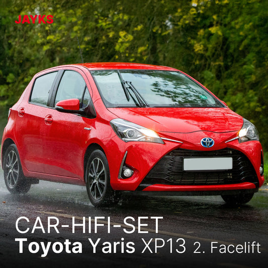 5DX plus Car-HiFi-Verstärker-Set • für Toyota Yaris XP13 (2. Facelift)