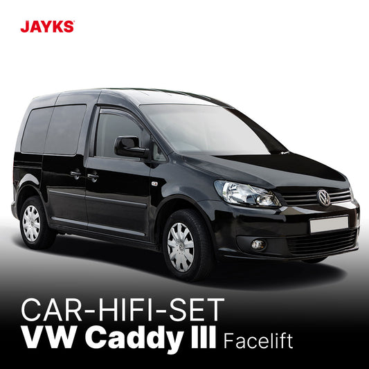 5DX plus Car-HiFi-Verstärker-Set • für VW Caddy III (Facelift)