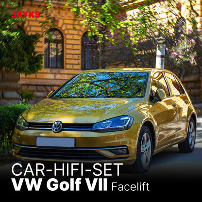 5DX plus Car-HiFi-Verstärker-Set • für VW Golf VII (Facelift)