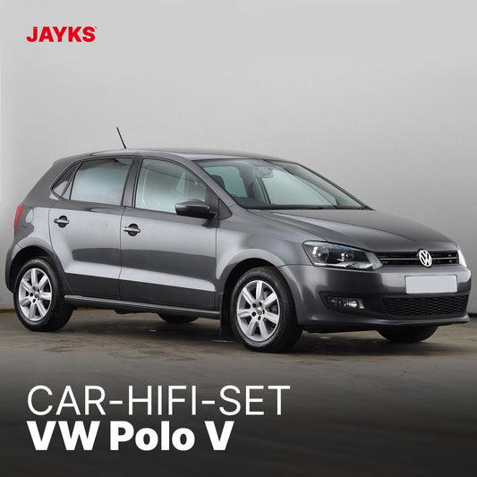 5DX plus Car-HiFi-Verstärker-Set • für VW Polo V (Typ 6R)