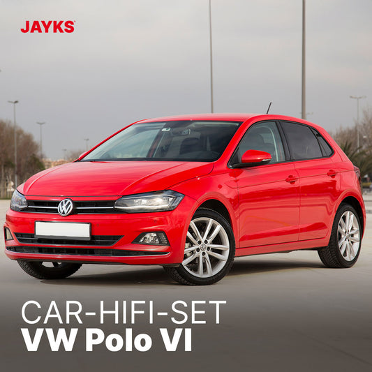 5DX plus Car-HiFi-Verstärker-Set • für VW Polo VI (Typ AW)