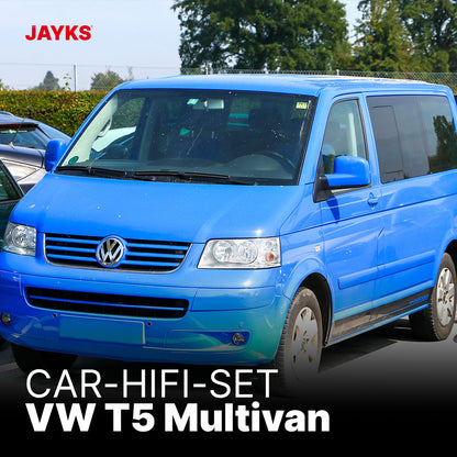 5DX plus Car-HiFi-Verstärker-Set • für VW T5 Multivan