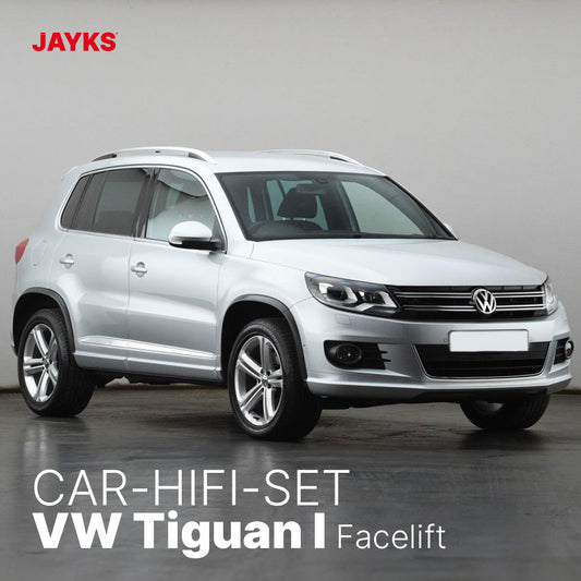 5DX plus Car-HiFi-Verstärker-Set • für VW Tiguan I (Facelift)
