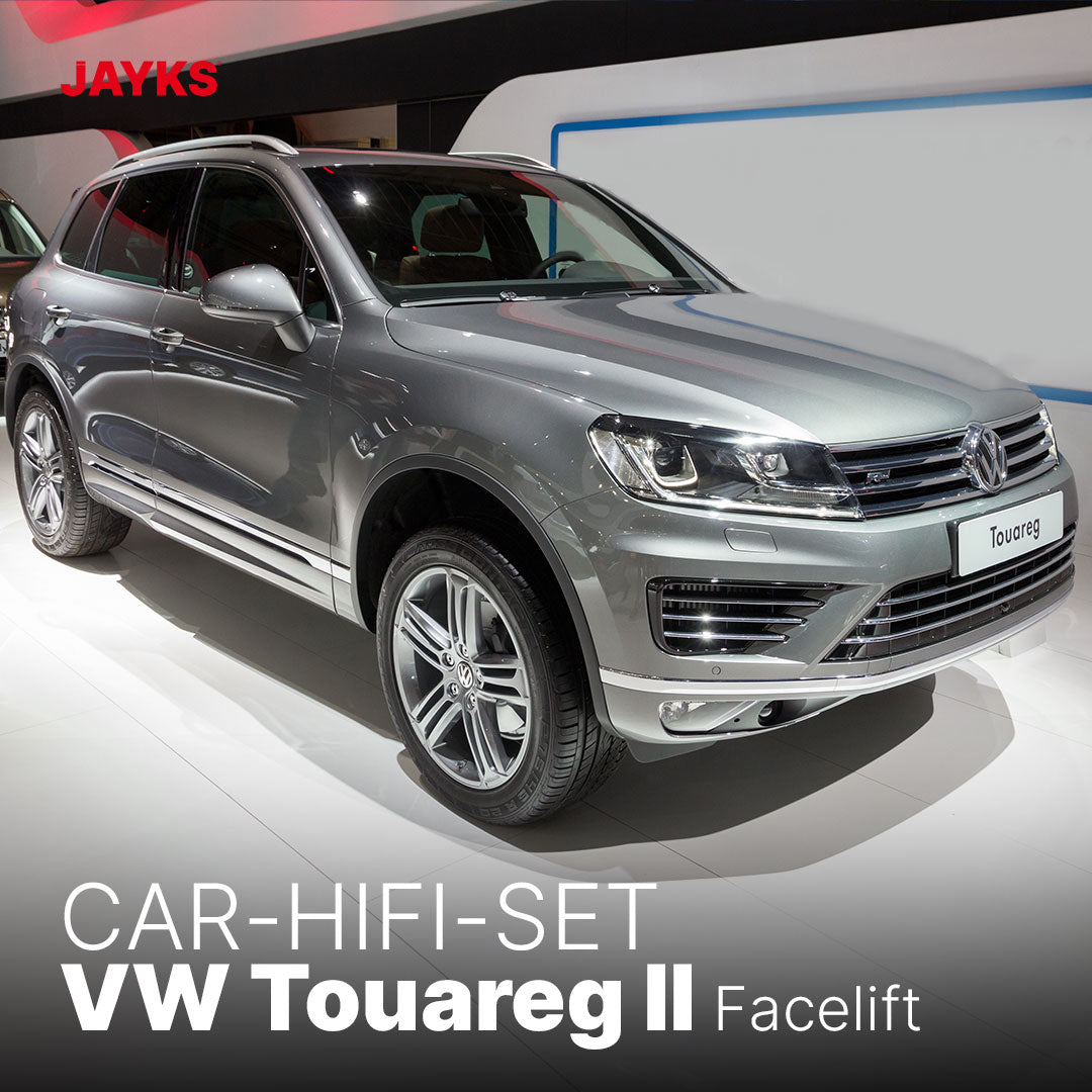 5DX plus Car-HiFi-Verstärker-Set • für VW Touareg II (Facelift)