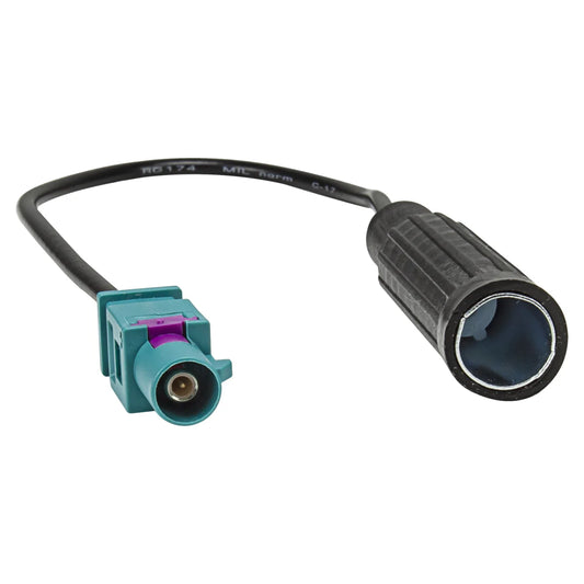 Fakra (M) Antennenadapter Stecker auf DIN Kupplung (F) Buchse