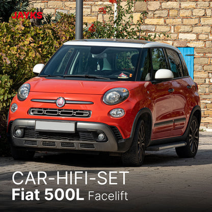 5DX plus Car-HiFi-Verstärker-Set • für Fiat 500L (Facelift)