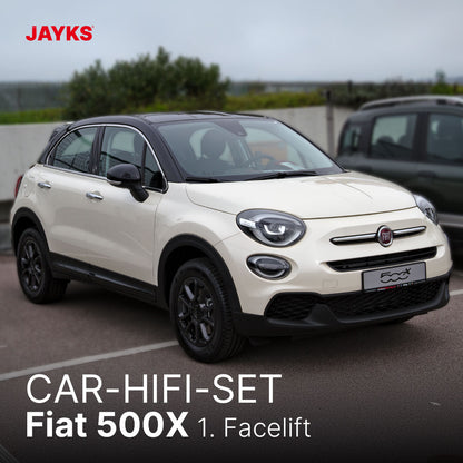 5DX plus Car-HiFi-Verstärker-Set • für Fiat 500X (1. Facelift)