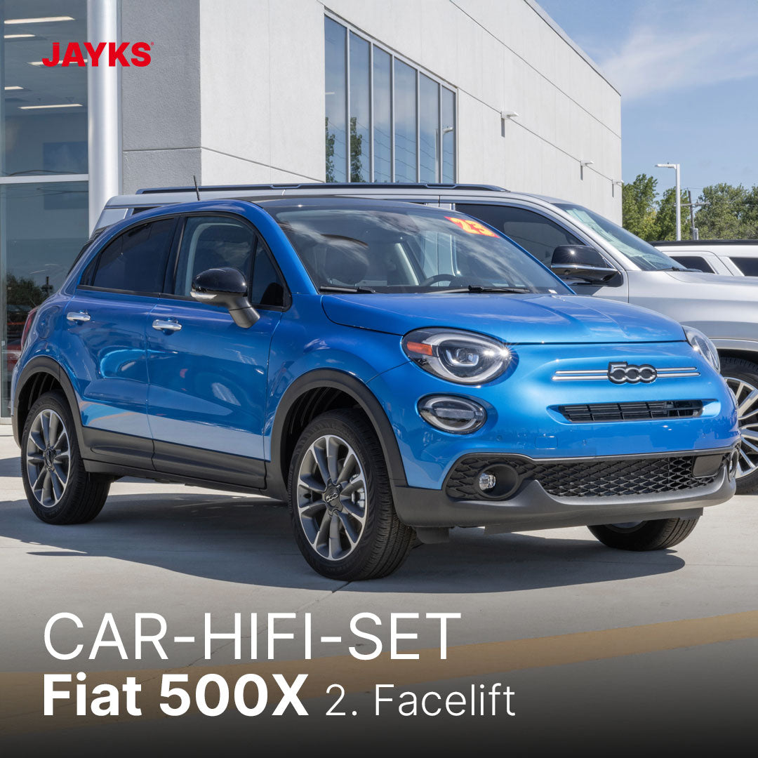 5DX plus Car-HiFi-Verstärker-Set • für Fiat 500X (2. Facelift)